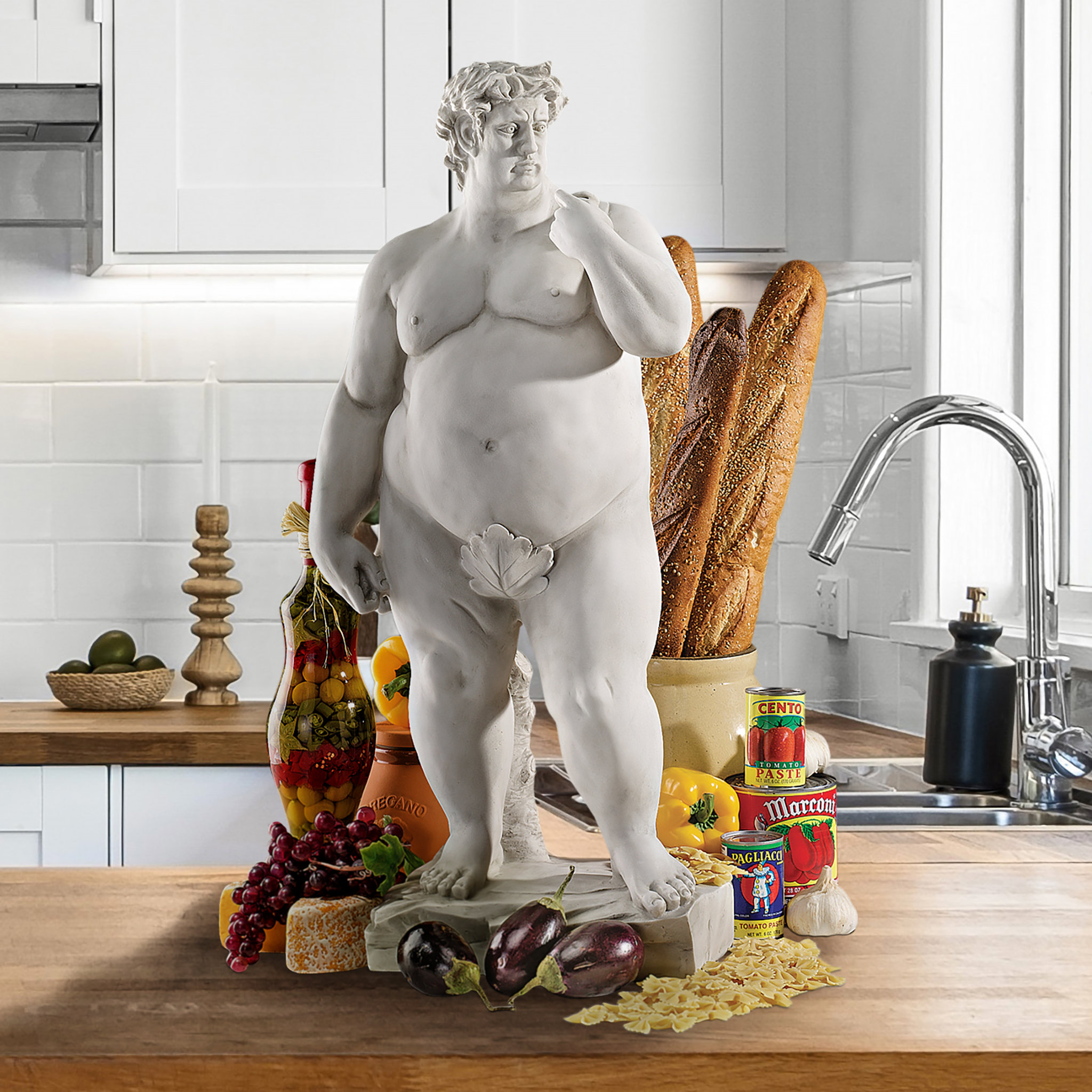 Studio Dogayev ハンドメイド置物 ユダヤ人 Design Toscano Super-Sized David Garden Statue & Reviews | Wayfair
